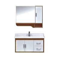 Ceramic Vessel Sink Vanity Combo Bathroom Cabinet with Mirror