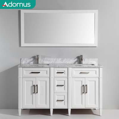 Adornus 36 inch cheap corner makeup lowes double sink wash basin bathroom vanity cabinets combo