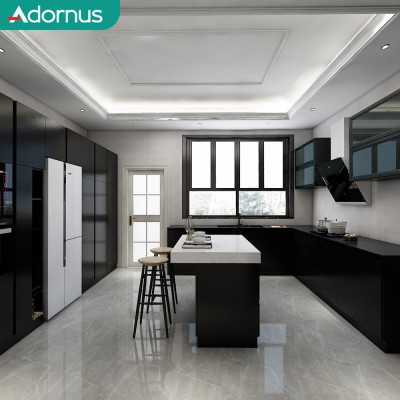 Adornus wholesale china hangzhou luxury european australian shaker style frameless dining room kitchen cabinet parts